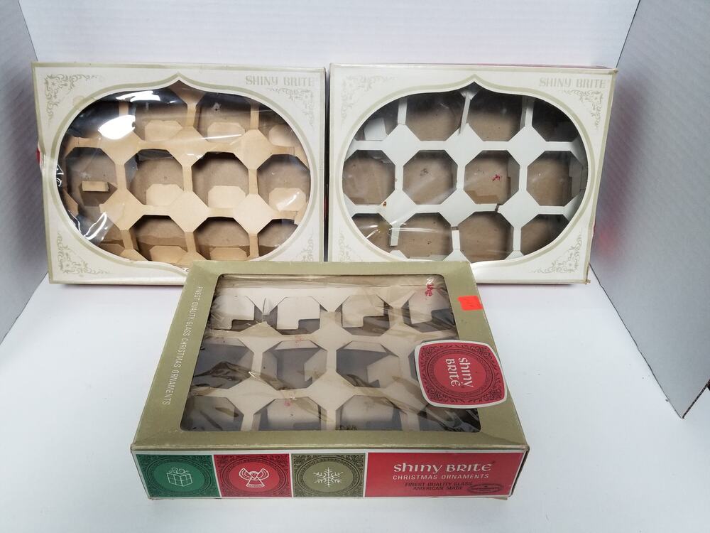 Shiny Brite Christmas Tree Ornament EMPTY BOX ONLY No Ornaments Included